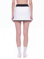 Load image into Gallery viewer, Regina Block A-Line Skort - In White
