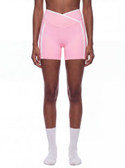 Antonia High Rise Block Yoga Shorts