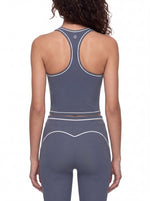 Load image into Gallery viewer, Hortensia Topstitching Yoga Tank Top
