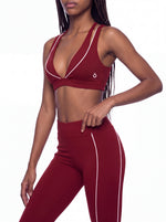 Load image into Gallery viewer, Victoria Halter Neck Yoga Sports Bra

