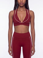 Load image into Gallery viewer, Victoria Halter Neck Yoga Sports Bra
