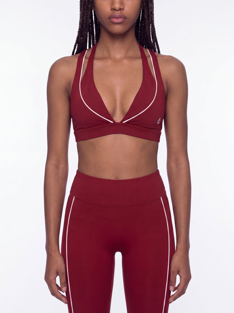 Victoria Halter Neck Yoga Sports Bra