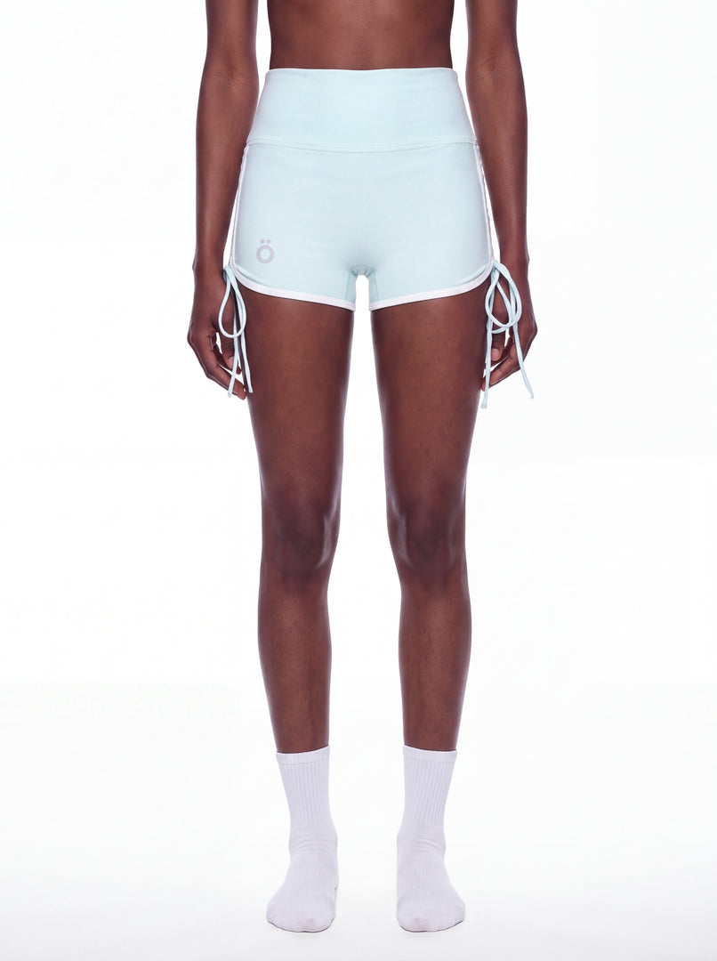 Delia Block High Waisted Yoga Shorts