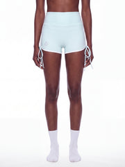 Delia Block High Waisted Yoga Shorts