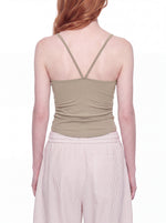 Load image into Gallery viewer, Nona Ruched Yoga Tank Top

