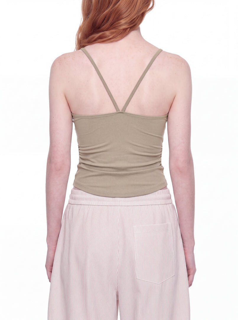 Nona Ruched Yoga Tank Top