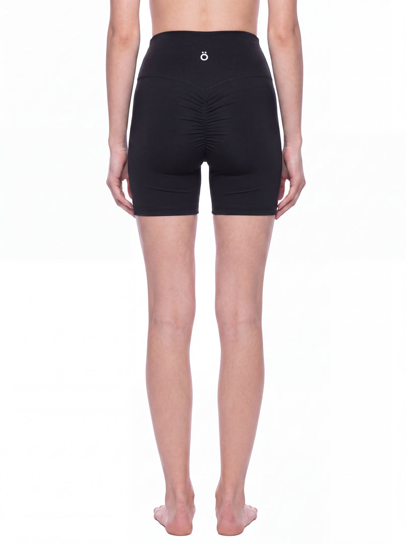 Antonia High Waisted Yoga Biker Shorts - Dark Colors