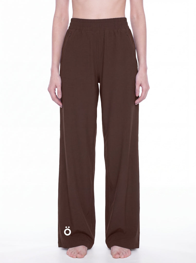 Ursula High Waisted Wide Leg Yoga Pants - Dark Colors