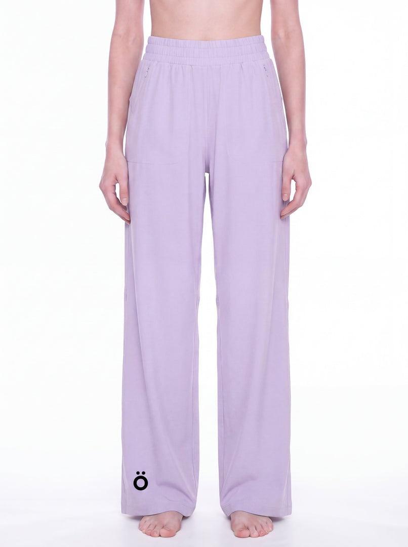 Ursula High Waisted Wide Leg Yoga Pants - Light Colors