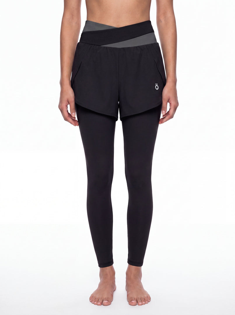 Vita Paneled High Waisted Yoga Leggings