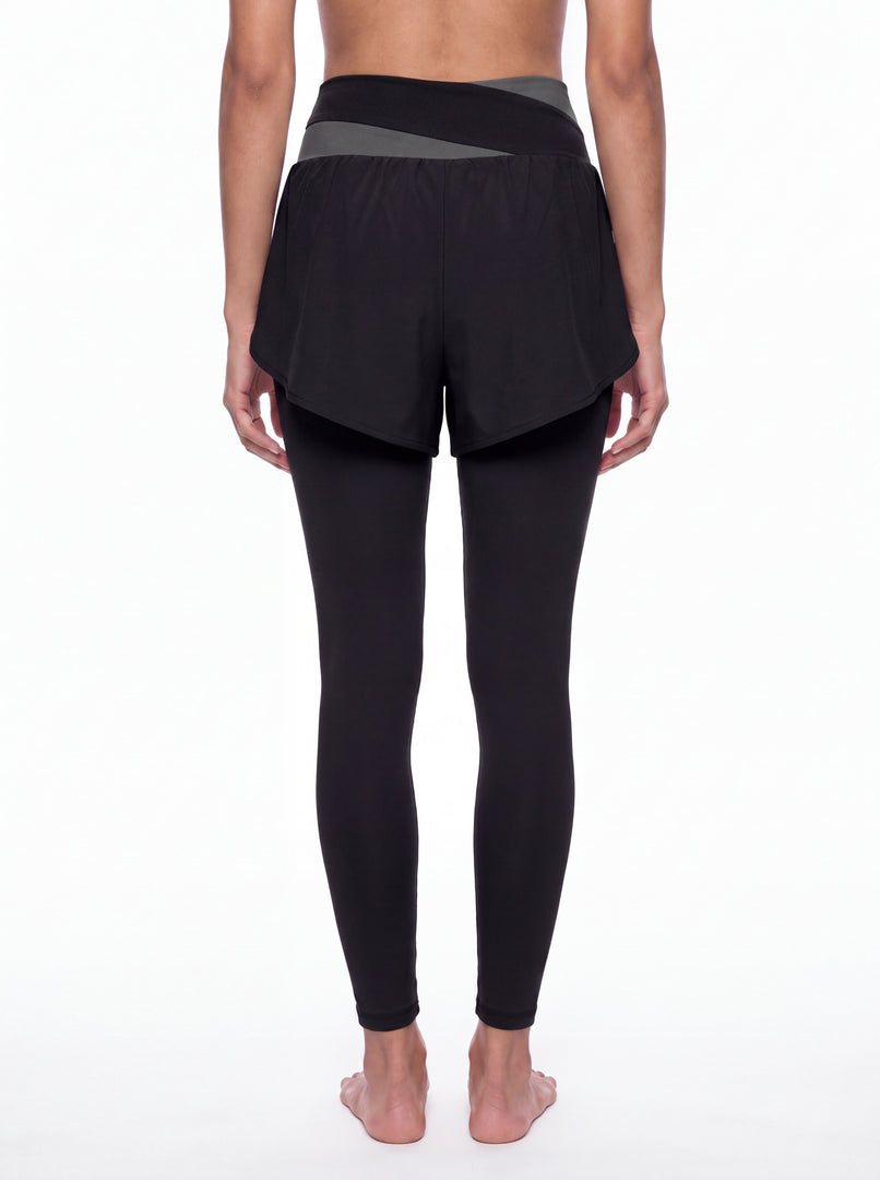 Vita Paneled High Waisted Yoga Leggings