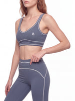 Load image into Gallery viewer, Servilia Topstitching Yoga Sports Bra
