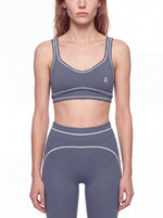 Load image into Gallery viewer, Servilia Topstitching Yoga Sports Bra
