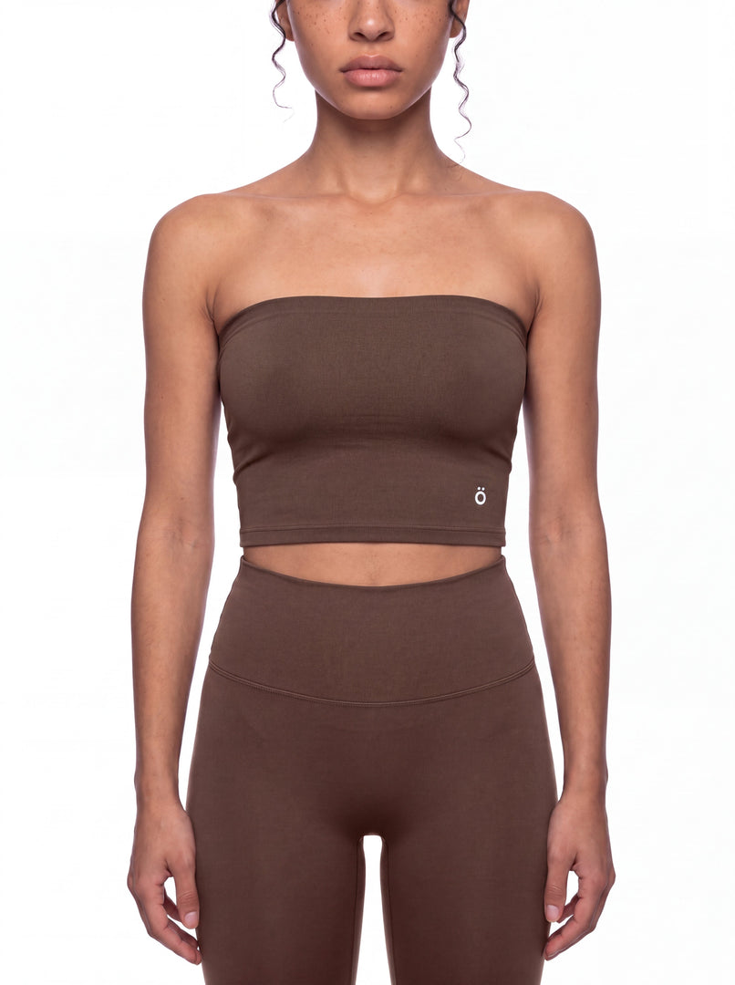 Aelia Yoga Cropped Tube Top