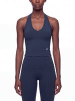 Load image into Gallery viewer, Stella Halter V-Neck Yoga Tank Top
