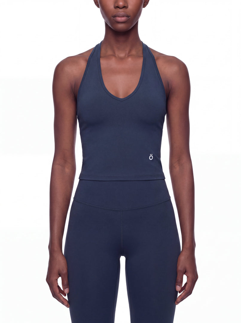 Stella Halter V-Neck Yoga Tank Top