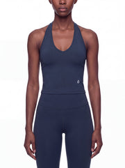 Stella Halter V-Neck Yoga Tank Top