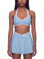 Load image into Gallery viewer, Diana Halter Color Block Yoga Sports Bra
