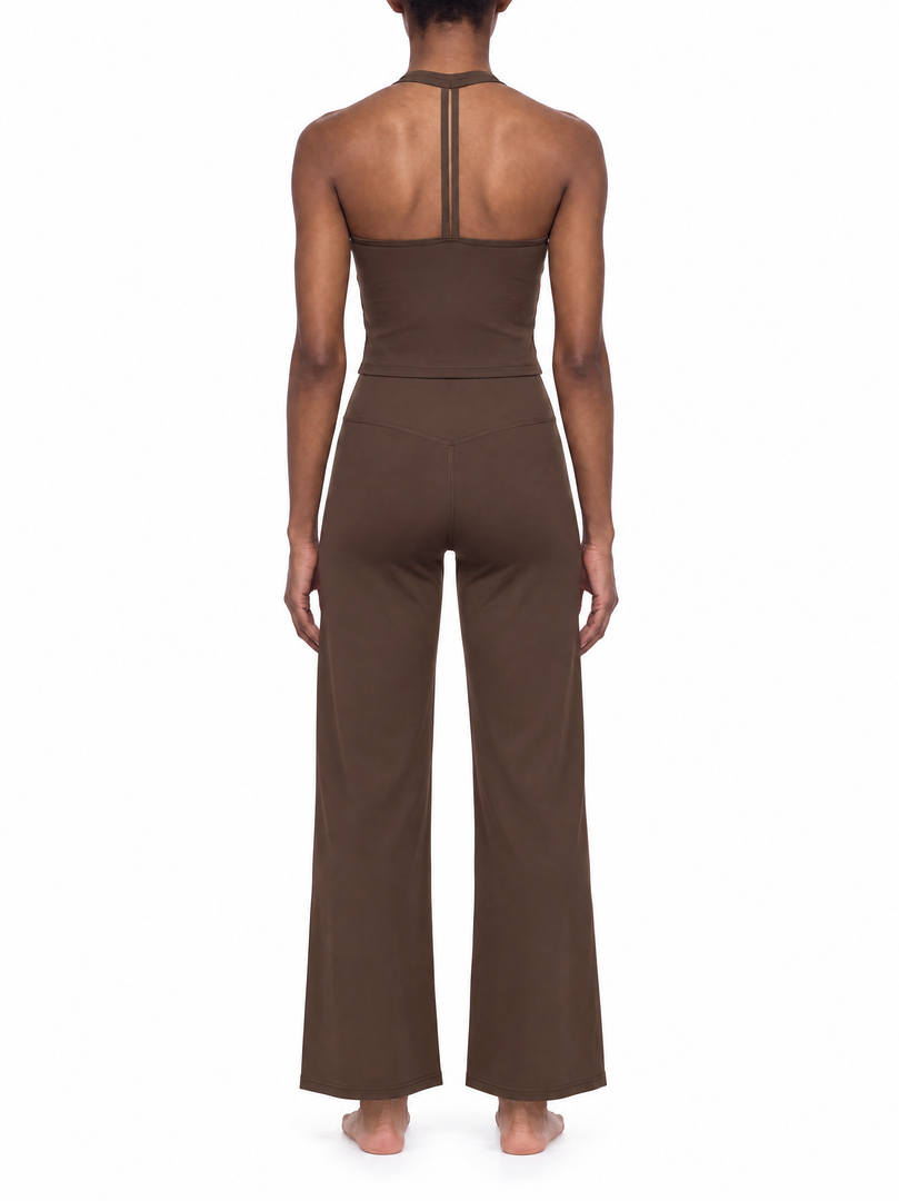 Stella + Cornelia V-neck and High Rise Matching Set