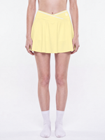 Load image into Gallery viewer, Pomona Block A-Line Skirt - Yellow &amp; Sky Blue
