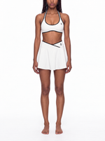 Load image into Gallery viewer, Diana + Pomona Color Block Matching Activewear Set - In White
