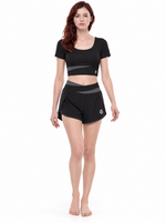 Load image into Gallery viewer, Amara + Cecilia Panelled Activewear Matching Set - Black

