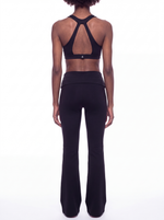 Load image into Gallery viewer, Flora Halter &amp; Flared Yoga Sports Matching Set
