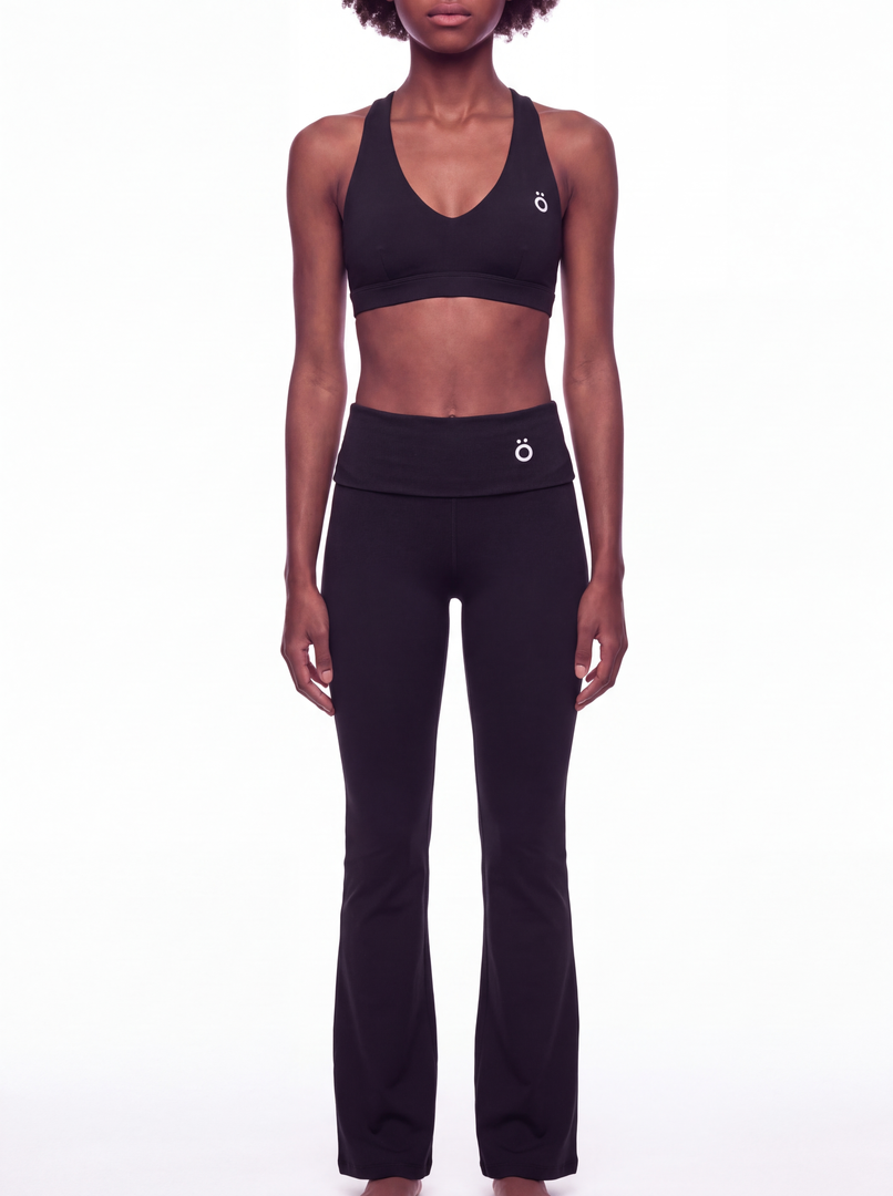 Flora Halter & Flared Yoga Sports Matching Set