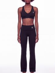 Flora Halter & Flared Yoga Sports Matching Set