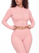 Load image into Gallery viewer, Arcadia Crop Yoga Sports Jacket
