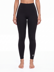 Honora High Waisted Yoga Leggings - In Black