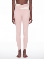 Load image into Gallery viewer, Juno Block Yoga Leggings - In Apricot
