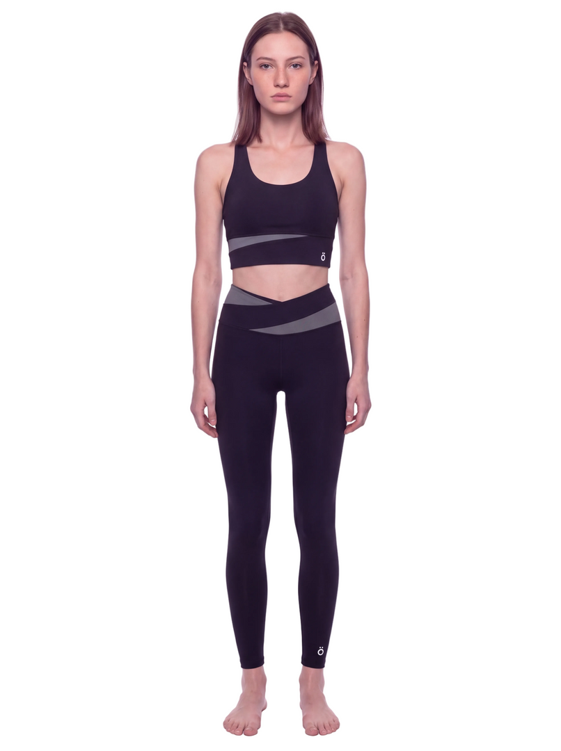 Octavia + Juno Block Yoga Matching Set - In Black