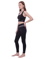 Load image into Gallery viewer, Octavia + Juno Block Yoga Matching Set - In Black
