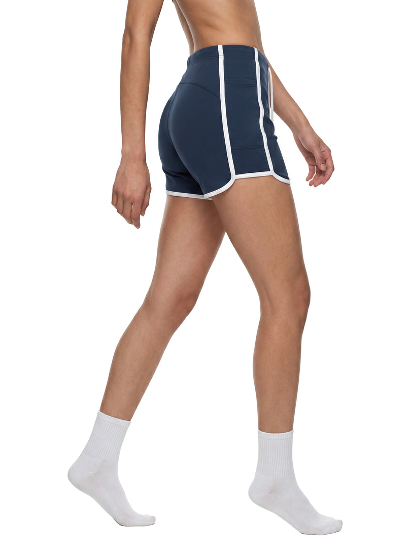 Mira High Rise Color Block Yoga Shorts