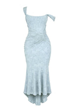 Load image into Gallery viewer, Women's Mother of the Bride Dresses Corset Bodice Jacquard Lace Mermaid Midi
