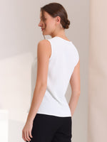 Load image into Gallery viewer, Women's Blouses V Neck Sleeveless Relaxed Flowing Tank Top Style
