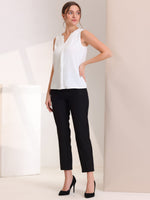 Load image into Gallery viewer, Women's Blouses V Neck Sleeveless Relaxed Flowing Tank Top Style
