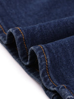 Load image into Gallery viewer, Women's Jean Skirt High Waist Front Slit Midi Pencil Style
