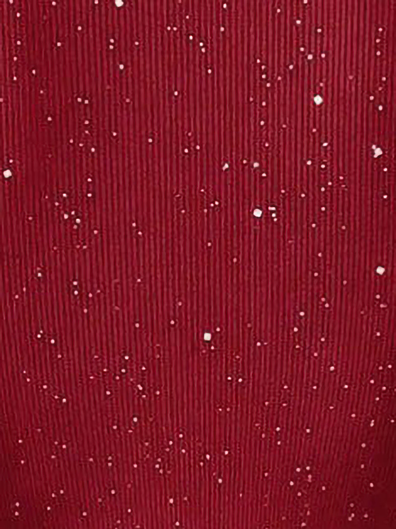 Women's Sequin Birthday Dress Cutout High Neck Cape Sleeve