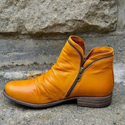Women's Autumn Leather Ankle Boots