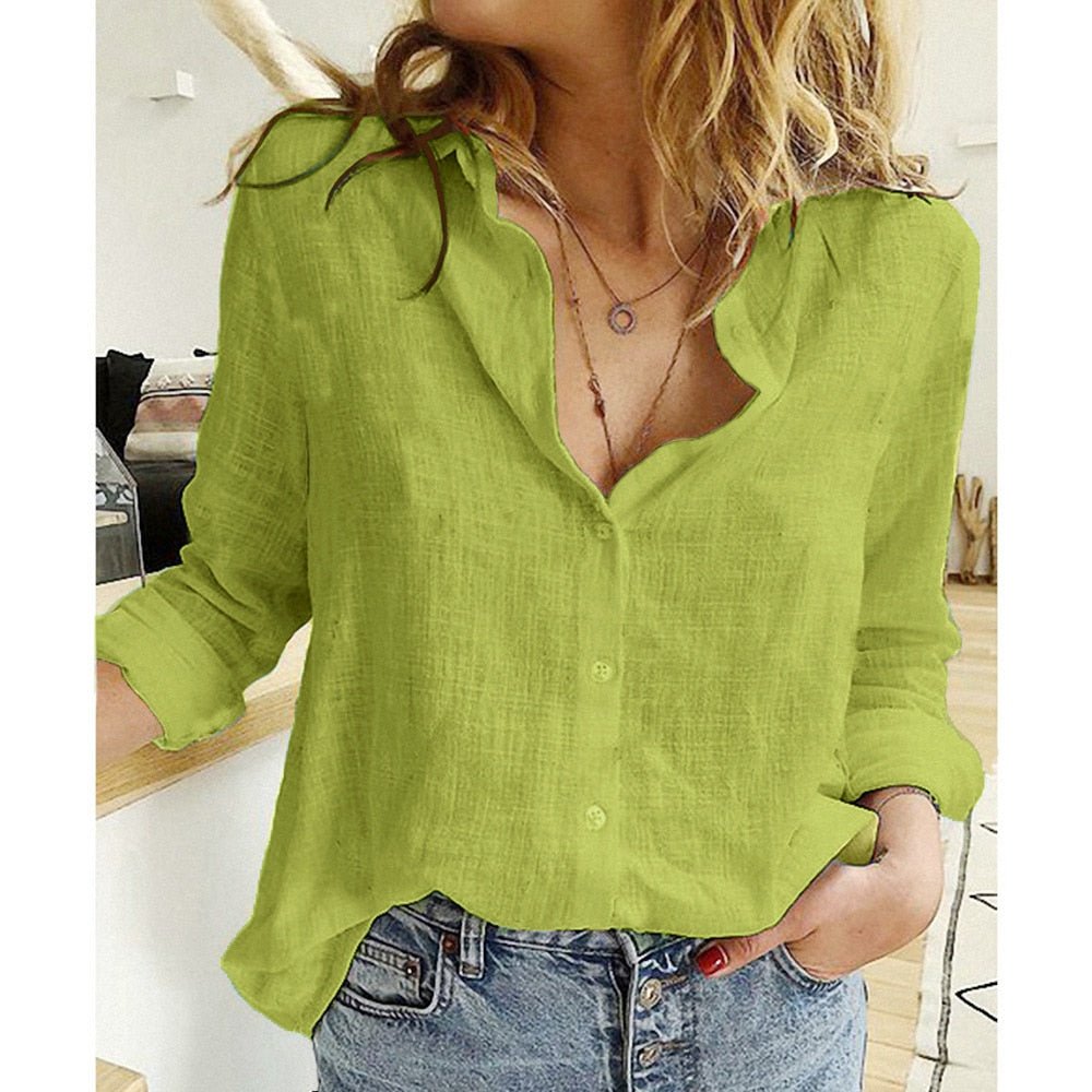 Women's Linen Stylish Women’s Blouse