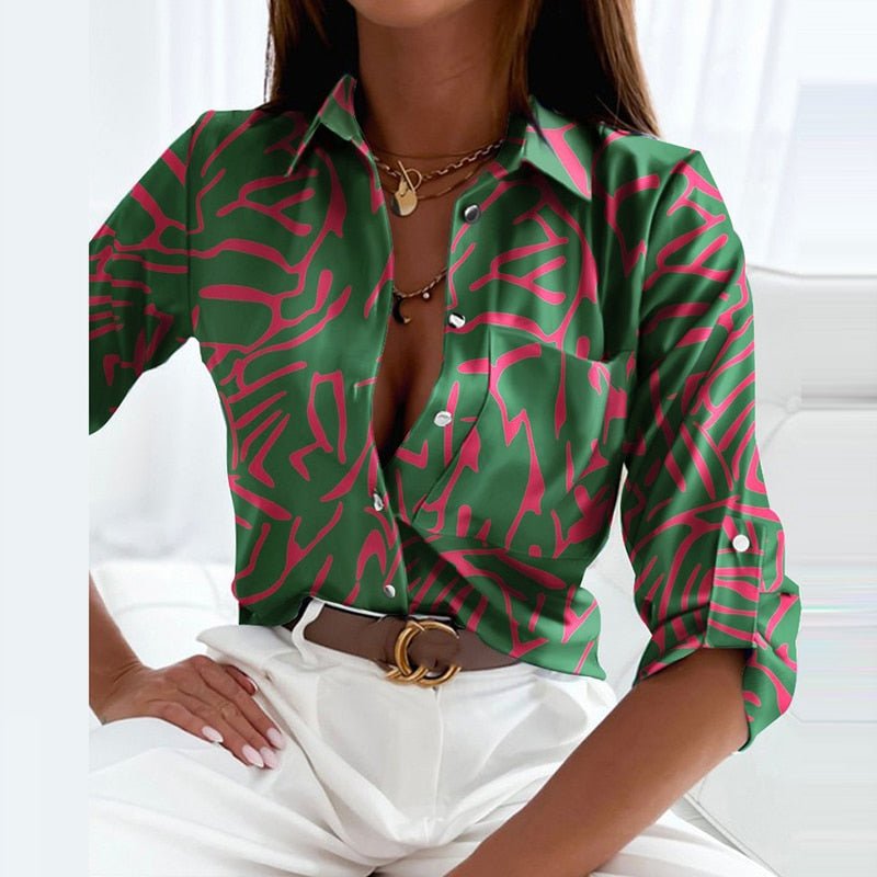 Eva - Classic Collared Blouse
