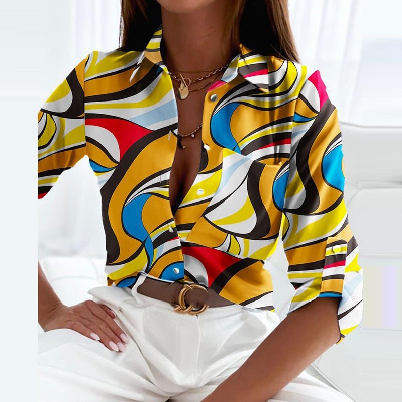 Eva - Classic Collared Blouse