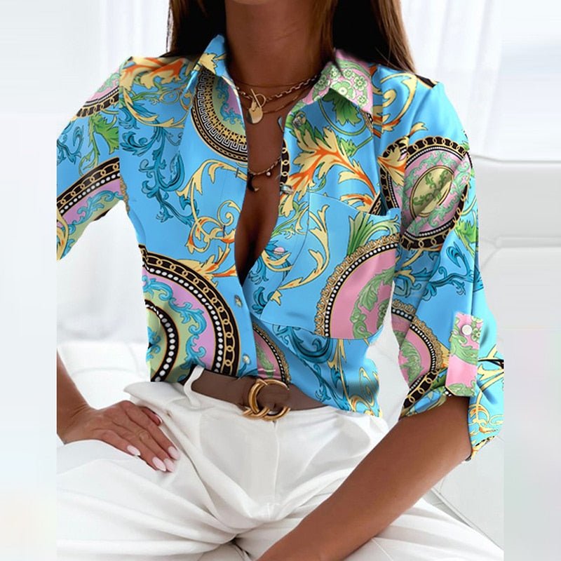 Eva - Classic Collared Blouse