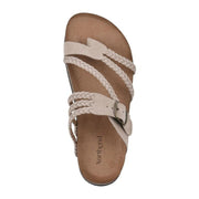 Women's Sandals Braided Strap Buckle Cork Footbed Style