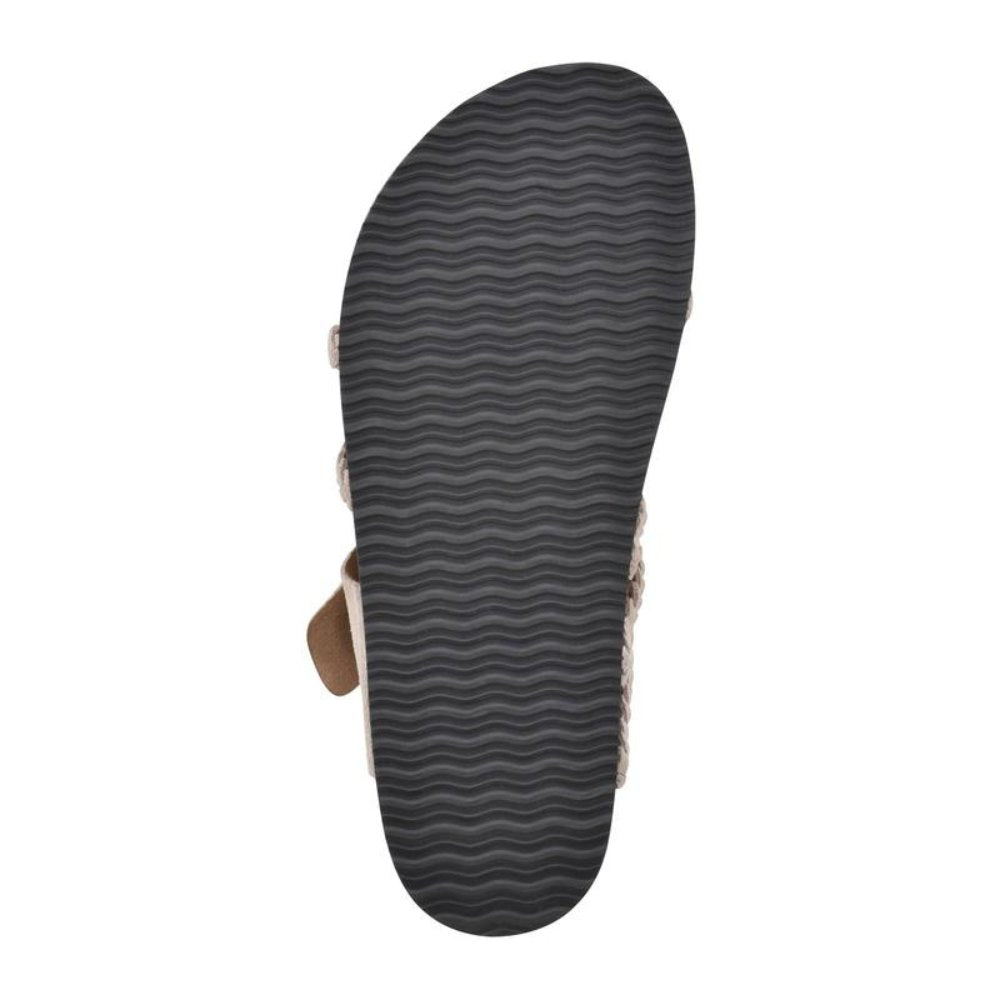 Women's Sandals Braided Strap Buckle Cork Footbed Style