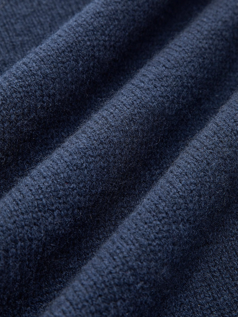 Women's Polo Shirts Denim Collar Knit Sweater Design