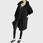 Load image into Gallery viewer, Women's Trench Coat Waterproof Hooded Relaxed Fit
