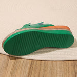 Load image into Gallery viewer, Comfortable Platform Sandals for Women with Open Toe Wedge Hook Loop Strap
